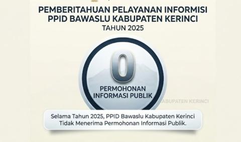 PEMBERITAHUAN PELAYANAN INFORMASI